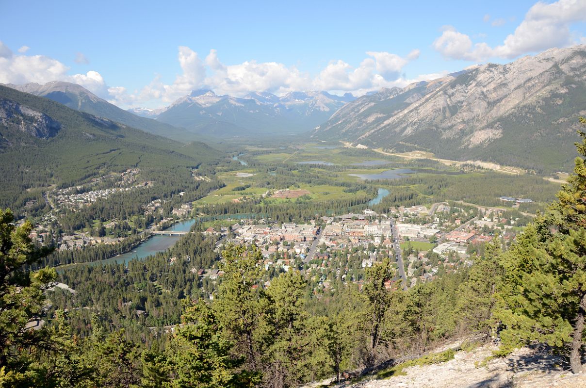 26 Banff With Bow River And Vermillion Lakes From Tunnel Mountain In Summer